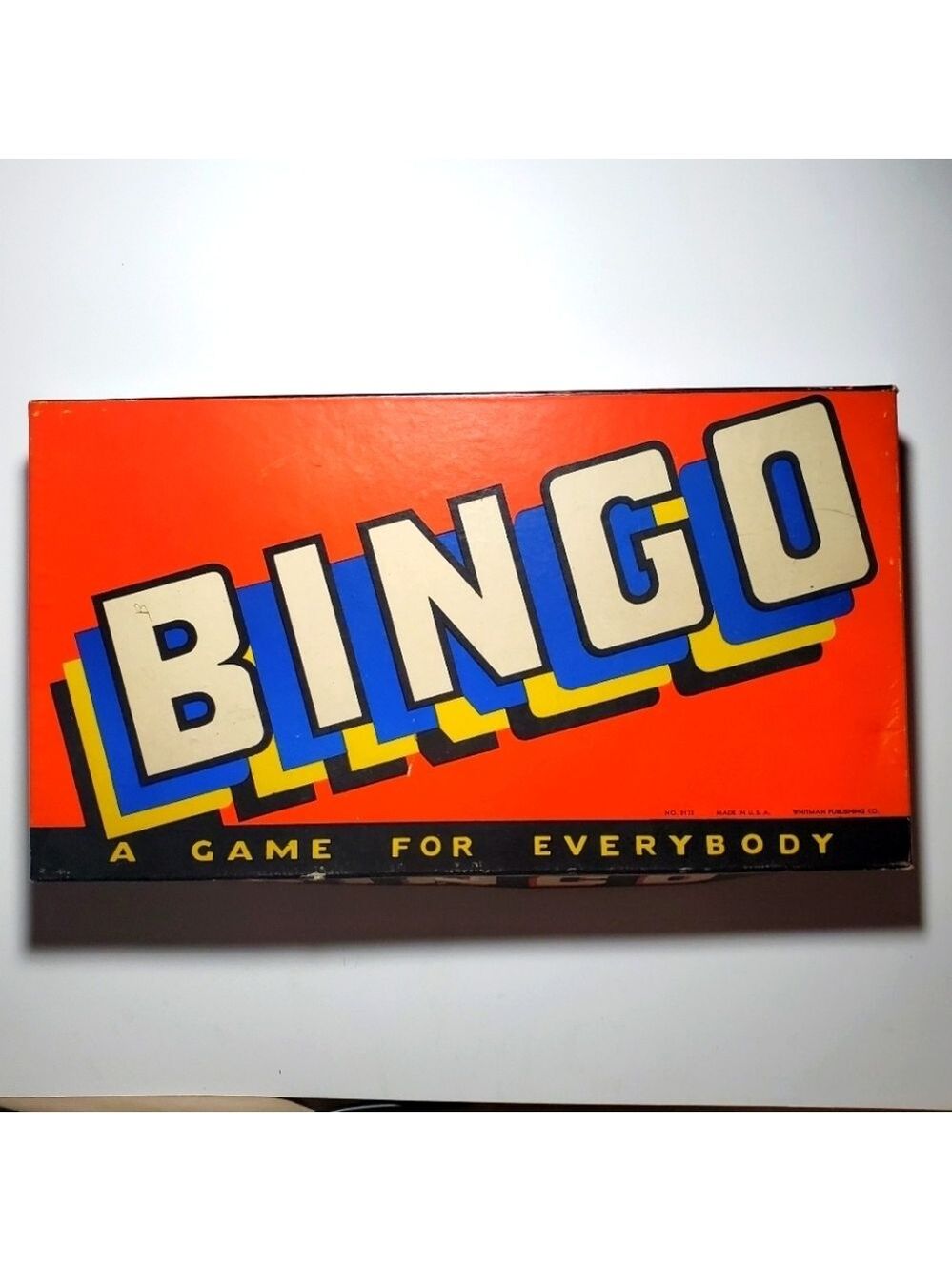VINTAGE 1940/50’s Whitman Publishing, Bingo Game #2173 Wooden Numbers & Markers
